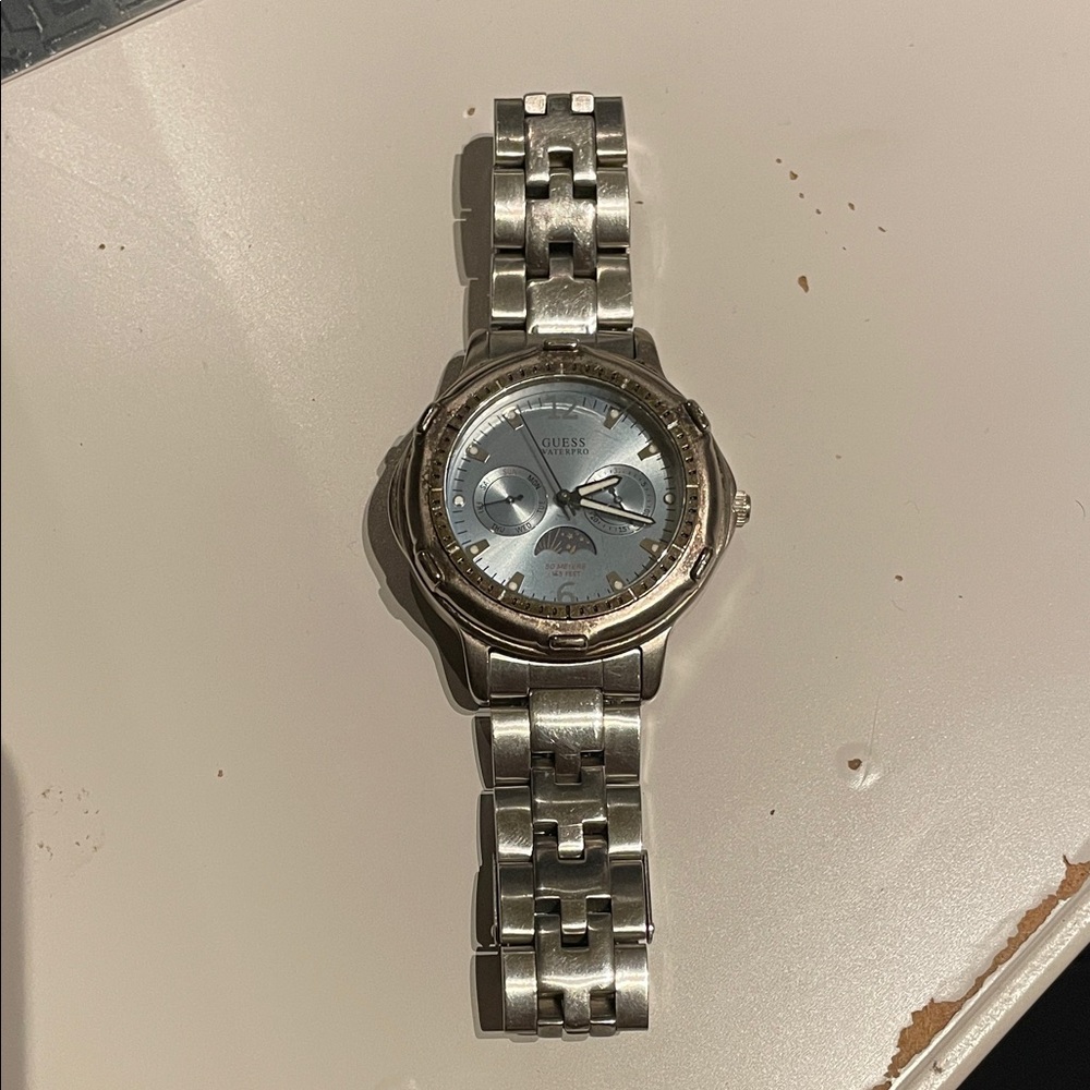 Guess Two-Tone Silver and Gold Watch